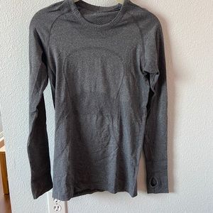 Dark Grey Lululemon swiftly tech long sleeve